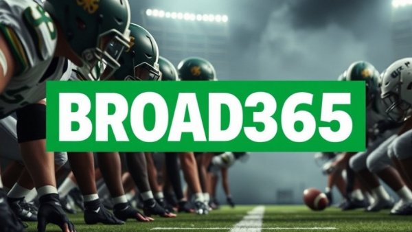 Bet365 Bonus Code BROAD365 on football lineup background.