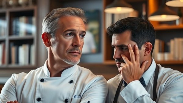 Thoughtful American immigrant, success story representation.