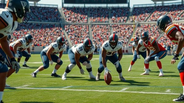 Eagles players on field during game, demonstrating teamwork.