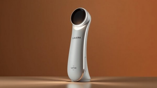 Laduora Lumeo skin care device with modern design glowing softly.