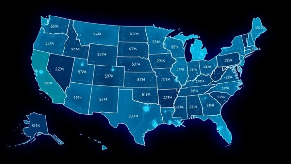 Map showing US electricity cost changes highlighting incompetency and corruption.