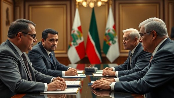 Diplomatic meeting on Trump administration and Russia-Ukraine negotiations.