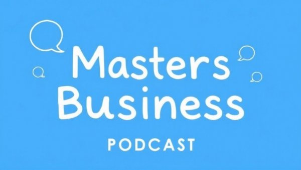 Podcast cover for Masters in Business, text over blue, Hedge Fund Strategies by Paul Zummo.