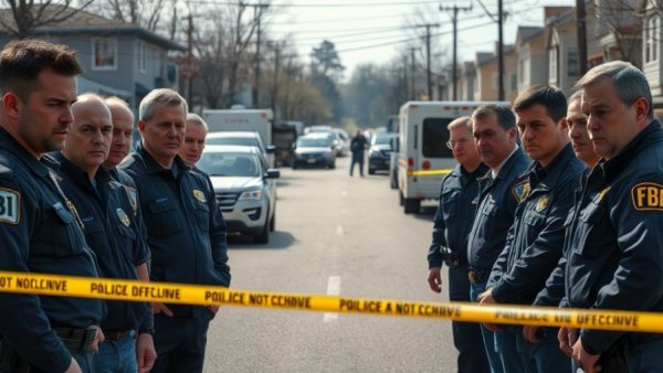 FBI agents gather amid Minnesota fraud scandal investigation.