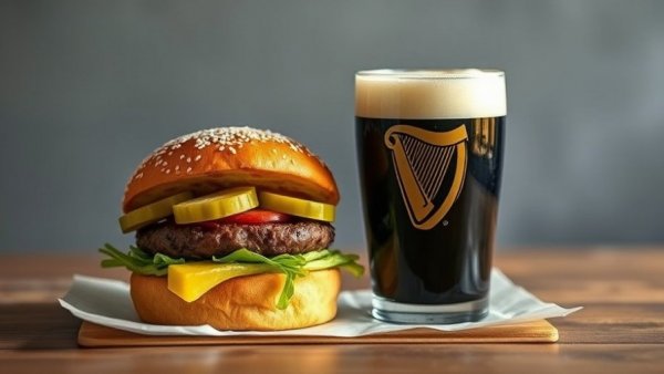 Philly restaurant openings December 2025: Burger and Guinness pint combo.