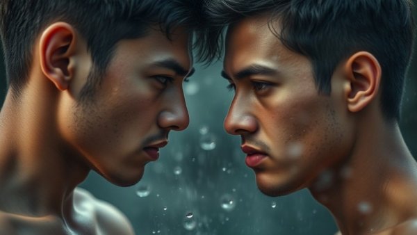 Heated rivalry portrayed with intensity and steam.