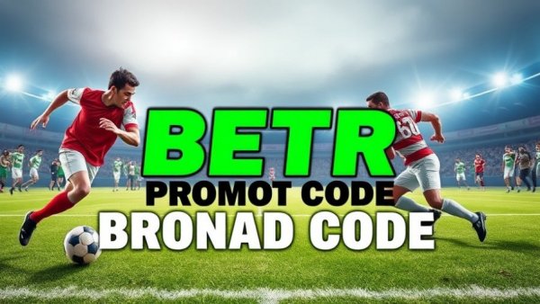 Betr Picks promo code graphic featuring football players.