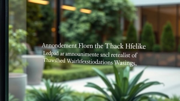 Israel Venice Biennale Return announcement on reflective glass window with garden backdrop.