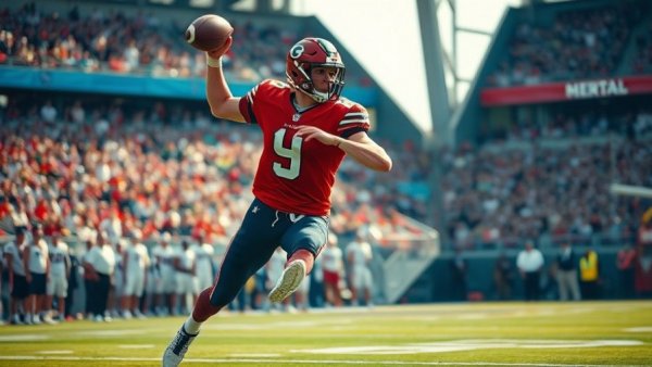 Eagles 2026 NFL Mock Draft highlights featuring a quarterback in action.