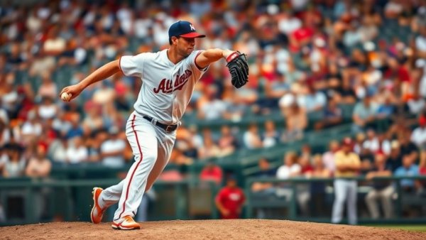 Cristopher Sanchez World Baseball Classic player pitching in action.