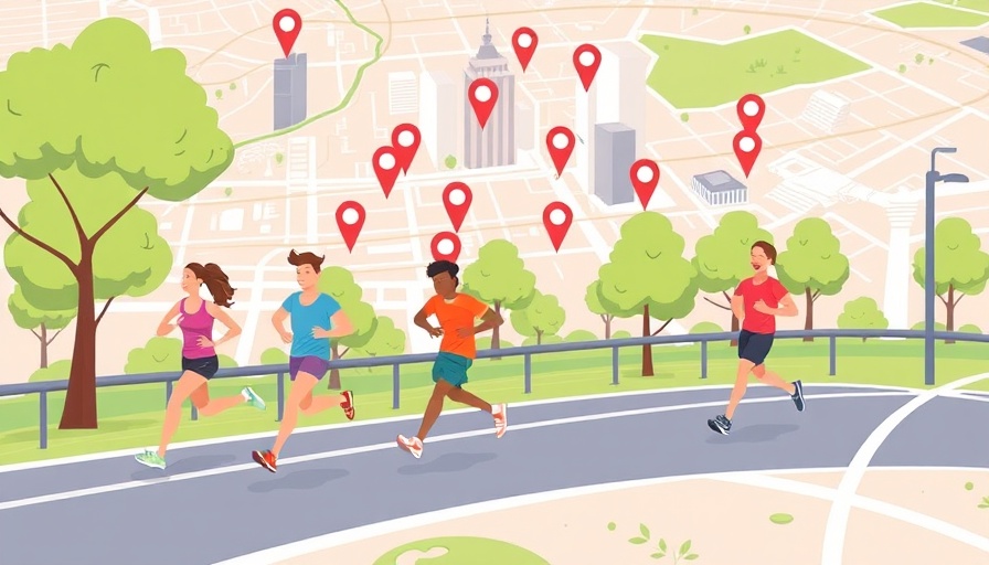 Animated map of public running tracks in Philadelphia.
