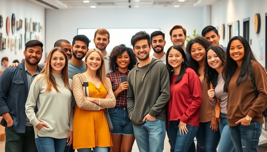 Community group promoting membership in modern space.