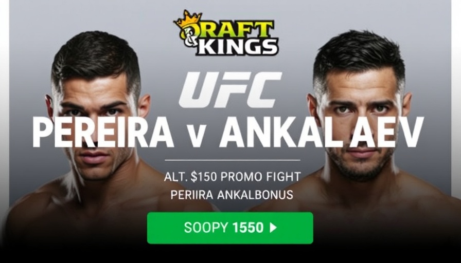 DraftKings UFC Promo Code: Get $150 Bonus Pereira-Ankalaev, Any Fight