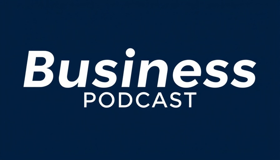 Bold business podcast cover with text for US Fiscal Policy discussion