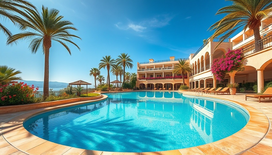 Scenic view of top Mallorca hotel poolside in 2025