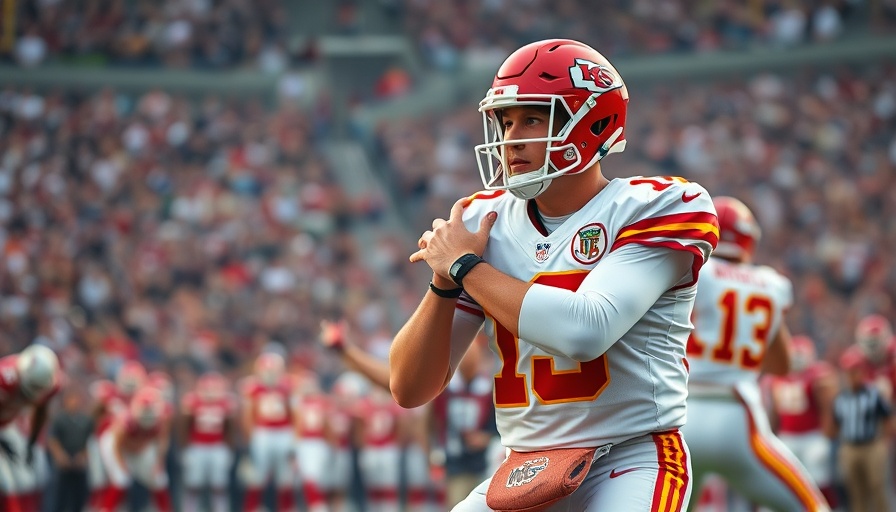 Kansas City Chiefs player focused during game; White House visit