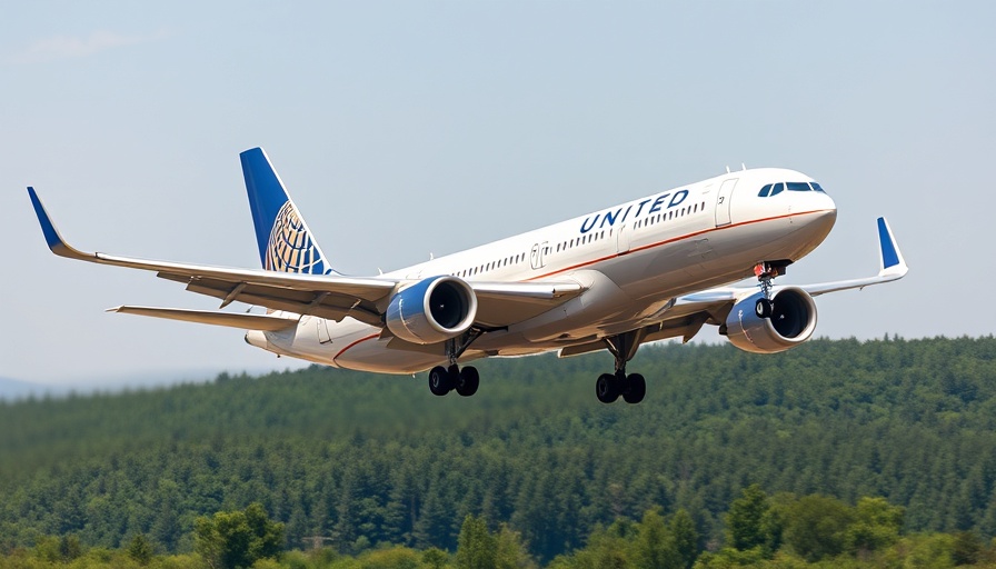 United Airlines jet landing under a clear sky, United Quest Card Review.