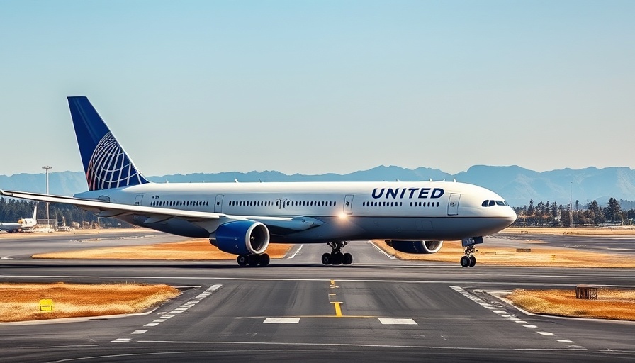 United Airlines plane maximizing MileagePlus benefits on runway.