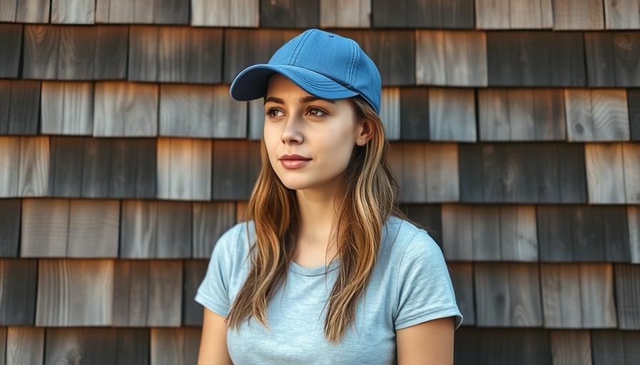 Woman in blue cap with rustic wooden wall backdrop, April 2025 Political Changes.