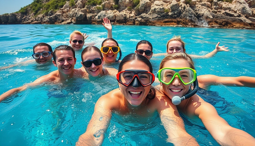 Smiling snorkelers swimming in clear water, Chase Ultimate Rewards points value experience.