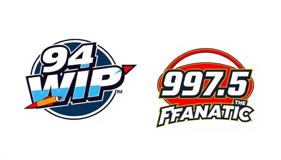 94 WIP Dominates Winter Ratings sports radio logos with a cartoon missile