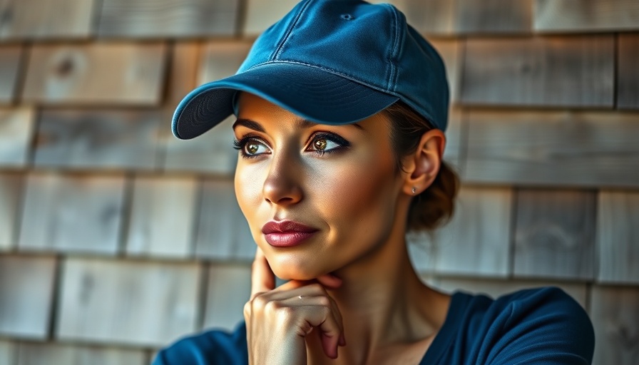 Thoughtful woman in cap, rustic wall portrait. Top wage earners in Philadelphia.