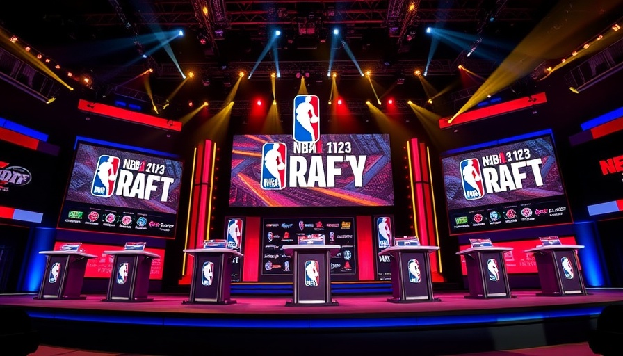 Sixers draft lottery simulations, NBA Draft Lottery stage with team logos.