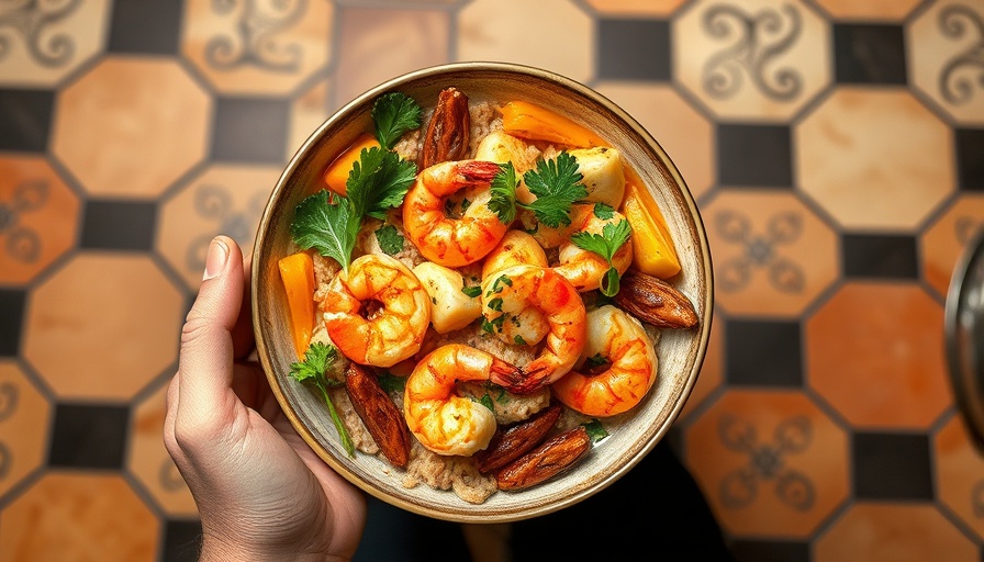 Vibrant gourmet dish at Philadelphia restaurant opening.