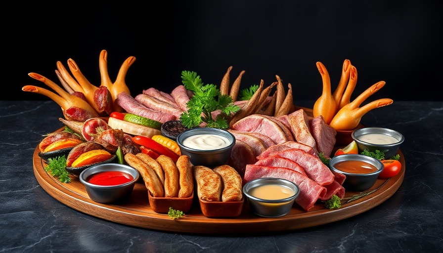 Exquisite gourmet platter at the best restaurants in Singapore.