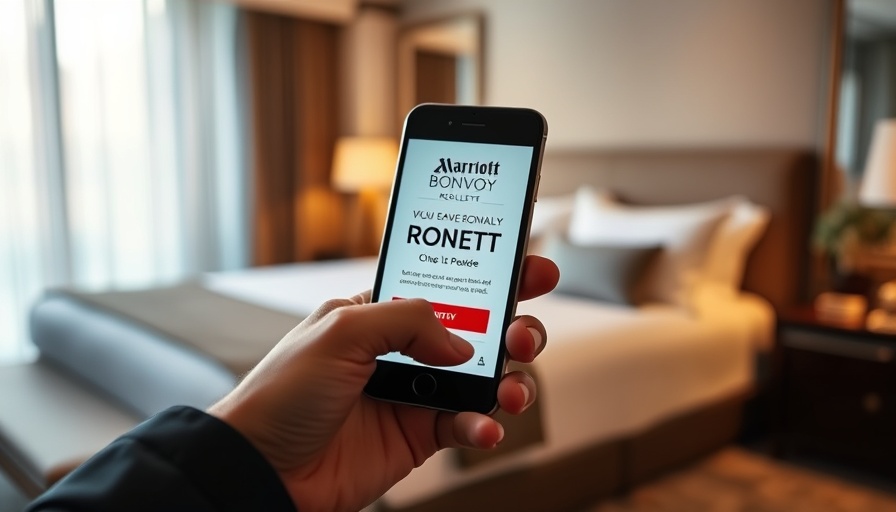 Marriott Bonvoy Roulette promotion on smartphone in hotel room.
