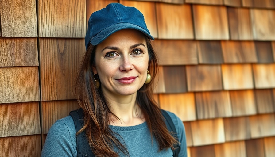 Casual portrait of woman against rustic wooden backdrop, exploring political change effects on top wage earners.