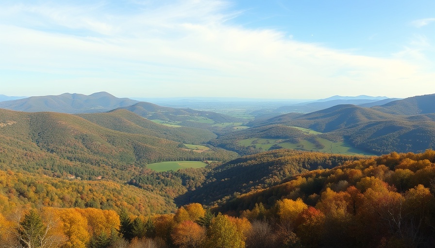 Expansive valley with rolling hills and scattered trees, best hiking around NYC.