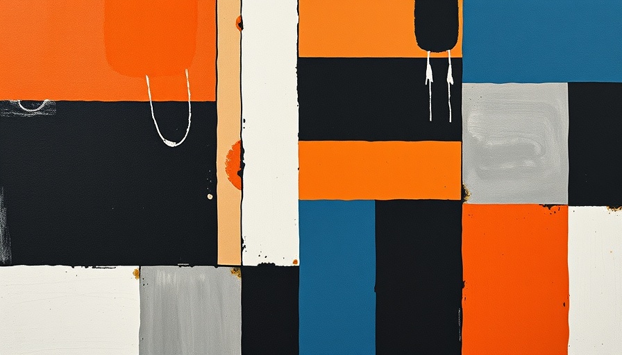 Abstract geometric art featured in Christie's Evening Sales