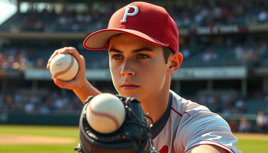 Mick Abel MLB debut pitching in a baseball stadium under sunlight.