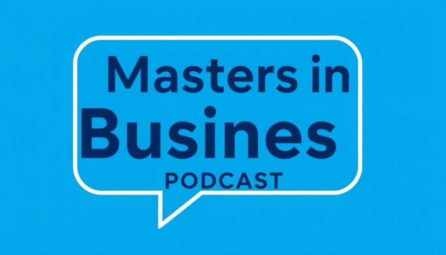 Bloomberg Masters in Business podcast logo in blue and white.