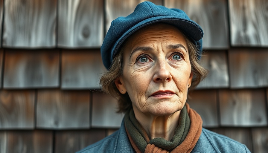 Woman in blue cap against rustic wooden background, political changes May 2025.