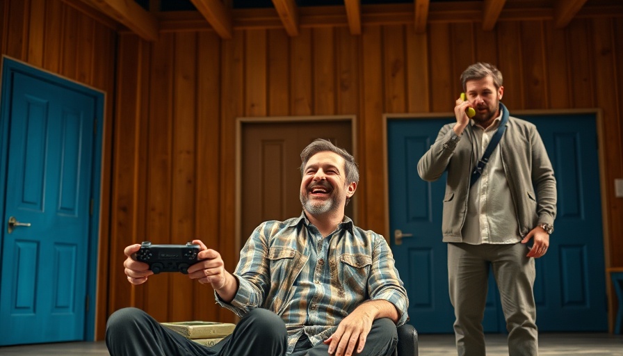 Stage scene from R. Eric Thomas's play 'Glitter in the Glass'.