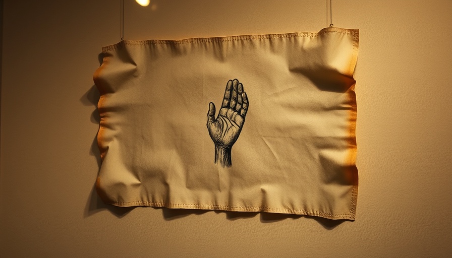 Antique condom with erotic art at Rijksmuseum exhibit.