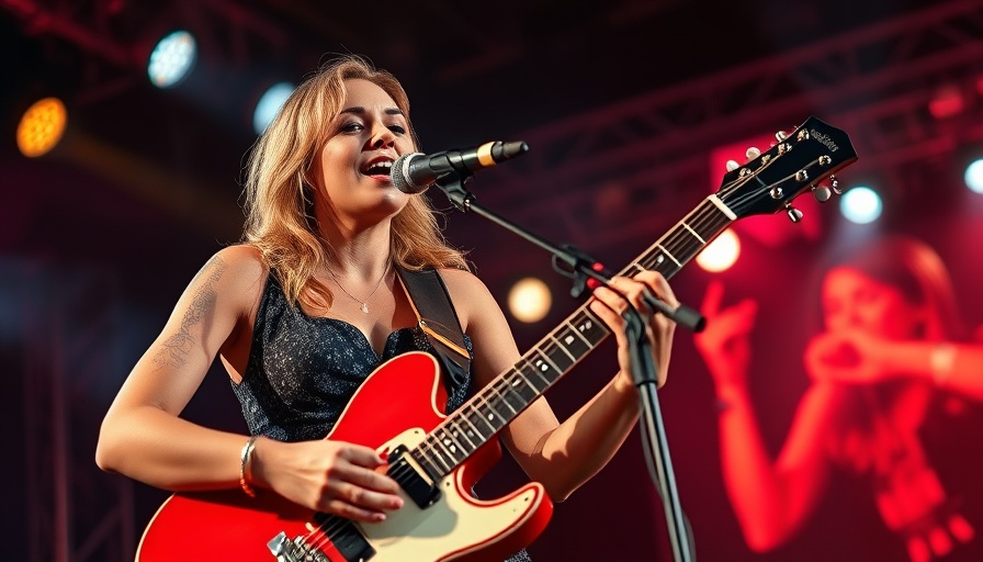 Singer in hockey jersey performs at Stanley Cup Finals