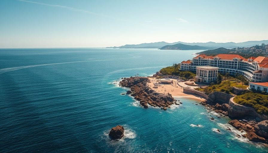 Coastal resort perfect for a bachelorette party in Cabo.