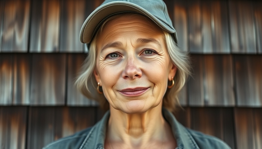 Casual woman in blue cap, wooden background, June 20, 2025 Economic Policies Philadelphia.
