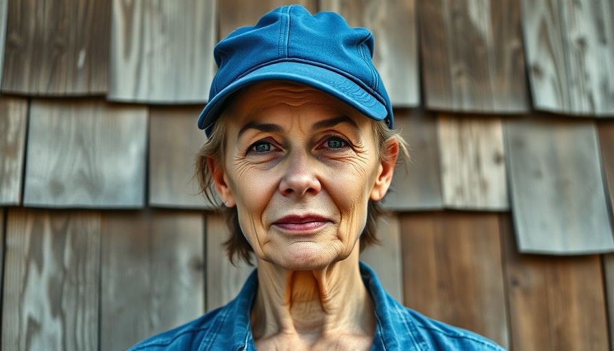 Confident middle-aged woman in blue cap against wooden background, Changing Political Landscape for Top Wage Earners.