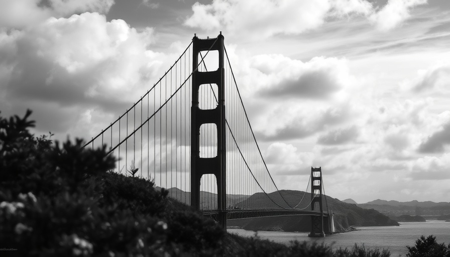 Endurance Comes Only from Enduring: Black and white Golden Gate Bridge
