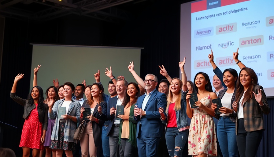 Award winners celebrate on stage at Best Bars in Asia event.
