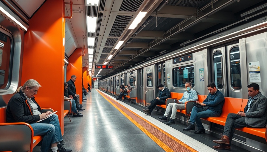 SEPTA train at modern subway platform reflecting cuts and fare increases.
