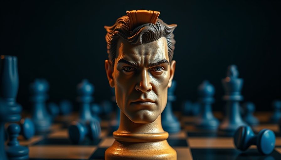 Chess piece symbolizing Federal Reserve independence conflict.