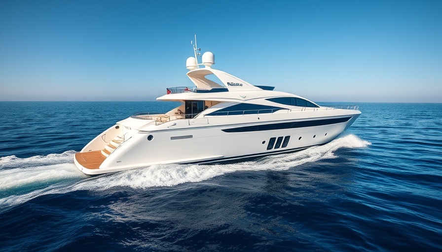 Luxurious superyacht on the ocean, Private Owner’s Terrace Superyacht.