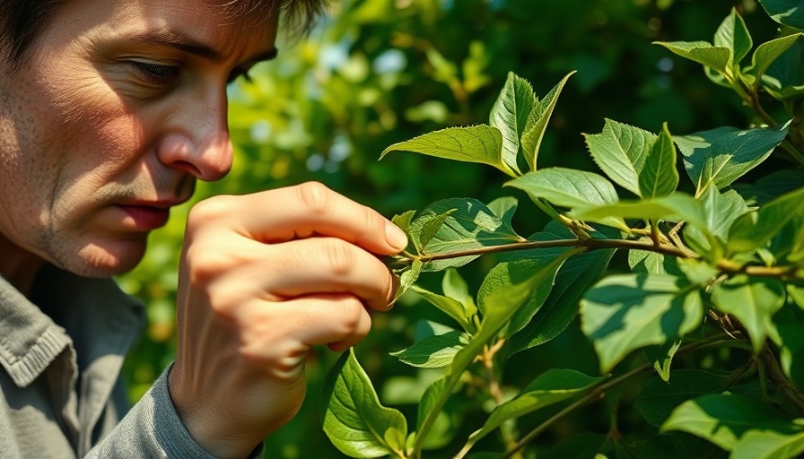 Harvesting yaupon leaves as a cost-effective coffee replacement.