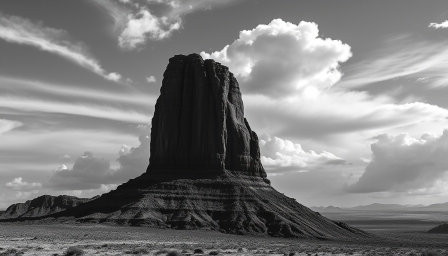 Epic landscape for poetry travel experience with rock formation.