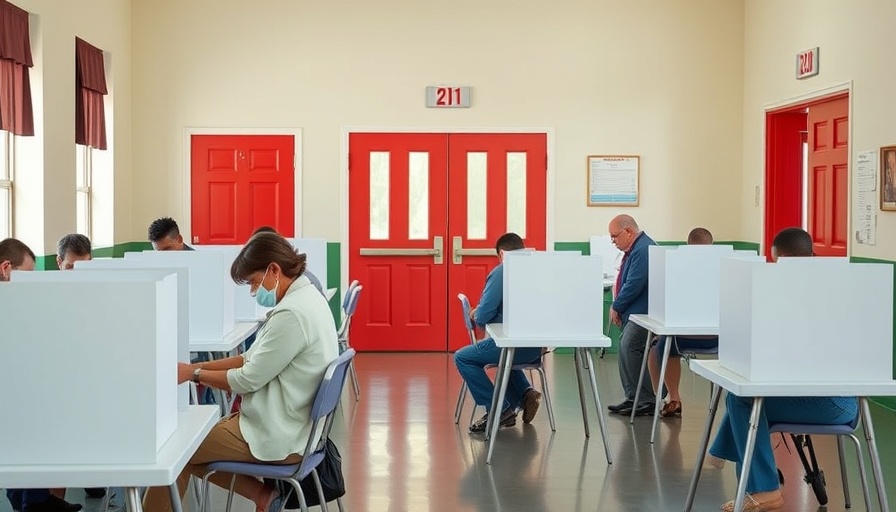 Voters in Pennsylvania casting ballots; voting machine issues.